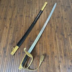TRÈS BEAU SABRE D'OFFICIER DE MARINE FRANCE COULAUX & Cie KLINGENTHAL