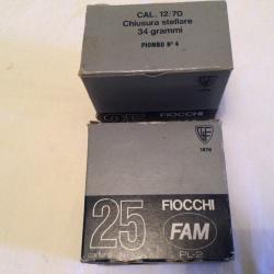2 boites de 25 cartouches FIOCCHI CAL 12 cham 70 plomb 4