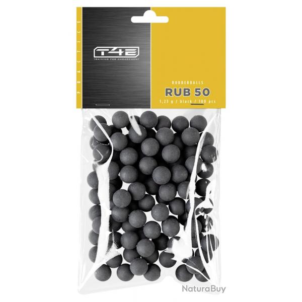BILLES CAOUTCHOUC CAL.50 x100