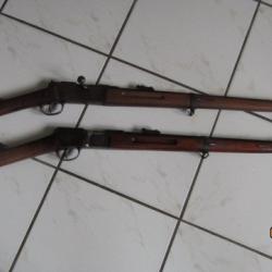 fusil carabine type Lebel atypique modèle très court bataillon scolaire 22LR 22 short bosquette 6mm
