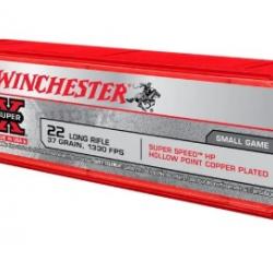 100 Munitions Winchester 22LR Super speed 40gr