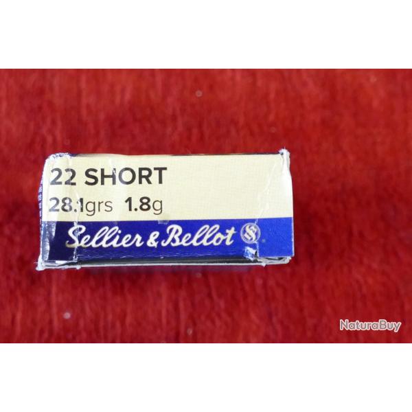 50 Munitions .22 Short Sellier & Bellot