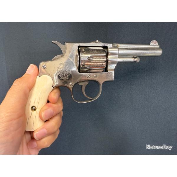 MAGNIFIQUE SMITH & WESSON HAND EJECTOR FIRST MODEL calibre 32sw long