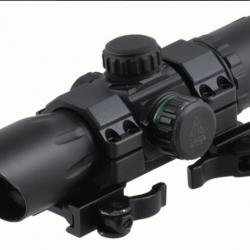 Point rouge tubulaire UTG 6.4' ita rouge et vert  avec montage picatinny spécial cqb