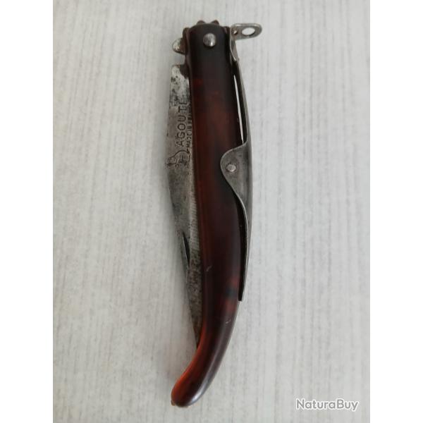 Couteau ancien agouti