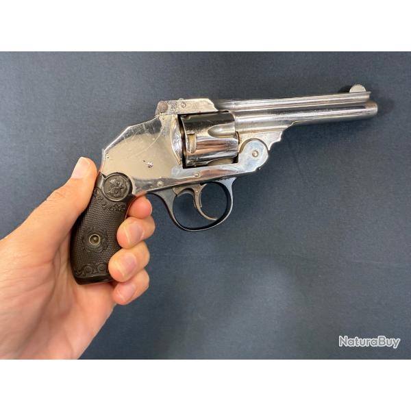 SUPERBE IVER &JOHNSON TOP BREAK SAFETY AUTO HAMMERLESS 2nd modle calibre 38sw