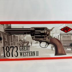CATEGORIE B REVOLVER PIETTA 1873 GREAT WESTERN 2  CANON 4 3/4 P GARANTIE 2 ANS FRAIS DE PORT OFFERT