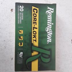 Une boites de 20 balles remington CORE-LOKT cal.30-06SPR