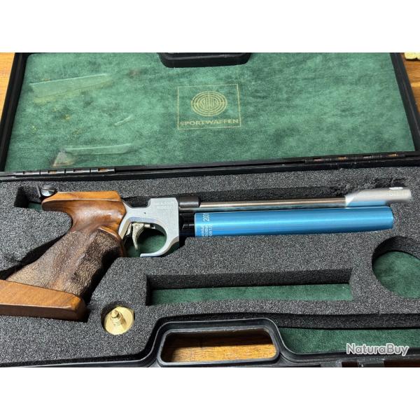 Pistolet de comptition 10m Steyr LP2 - 4.5mm - Droitier - Crosse Match Morini Taille L - AD006