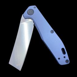 Couteau Gerber Fastball Lame Cleaver Acier CPM-20CV Manche Alu Urban Blue USA G1837