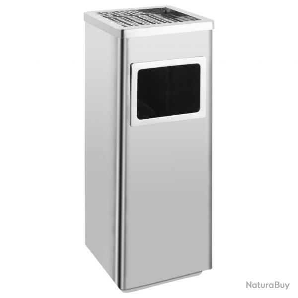 Poubelle  cendrier d'htel 36 L Acier inoxydable alsavelo