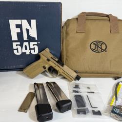 CATEGORIE B PISTOLET BROWNING FN 545 COYOTE FILETE  45 ACP GARANTIE 2 ANS FRAIS DE PORT OFFERT