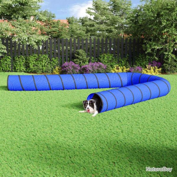 Tunnel pour chien bleu  55x1000 cm polyester