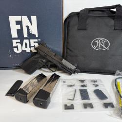 CATEGORIE B PISTOLET BROWNING FN 545 NOIR 45 ACP GARANTIE 2 ANS FRAIS DE PORT OFFERT