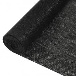 Filet brise-vue Noir 1,8x10 m PEHD 150 g/m²