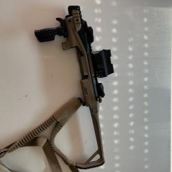 crosse pour pistolet Glock  fab défense KPOS tout équipé