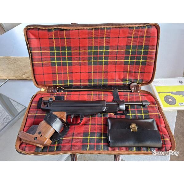 PISTOLET AIR COMPRIM FEINWERKBAU MOD 80 ETAT TRS PROCHE DU NEUF
