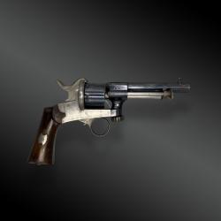 REVOLVER MARIETTE A SYSTEME COULISSANT Belgique, 1860/1870
