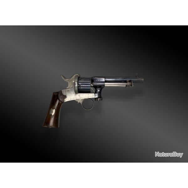 REVOLVER MARIETTE A SYSTEME COULISSANT Belgique, 1860/1870