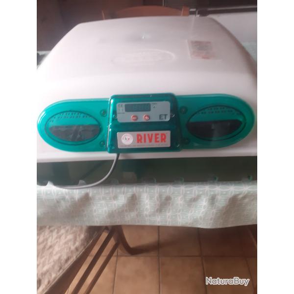 Couveuse oeuf river 49 oeufs automatiques humidificateur.