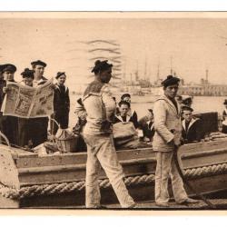 CPA -MARINE Militaire -TOULON  -VAR- Les Gars de la Marine N°3528