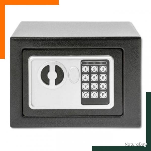 Coffre-fort : systme de blocage aprs 3 codes errons, Cls de secours 17 x 23 x 17 cm
