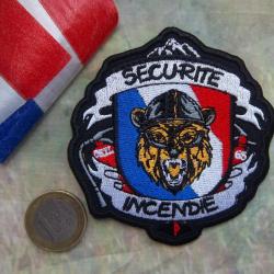 écusson collection sécurité incendie pompier insigne tissu