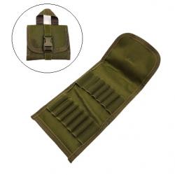 Cartouchière ceinture - Kaki - 14 Munitions rayées