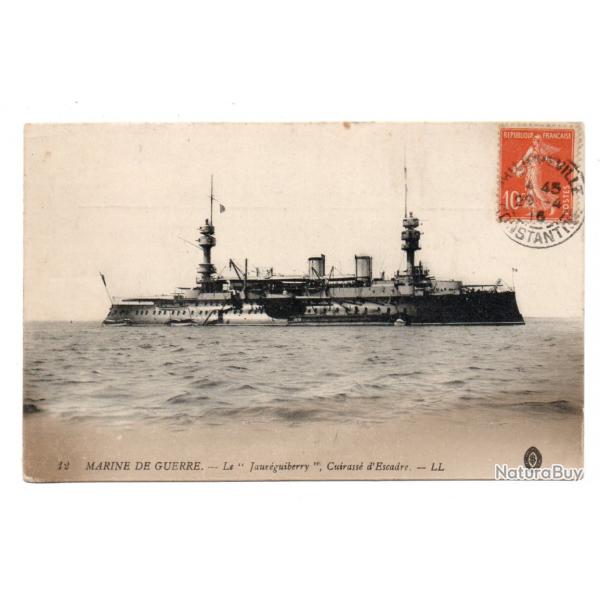 CPA - Marine de Guerre -Le " Jaureguiberry " Cuirasse d'Escadre N3124