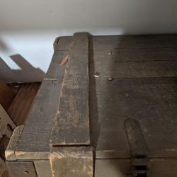 Caisse à munitions de transport Roquettes Indochine
