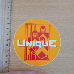 Autocollant de la marque Unique/ RWS