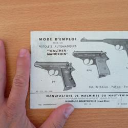 Notice pistolet Manurhin