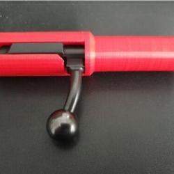 CZ 457  - ROUGE Protège culasse SIMPLE CZ 457 LRP