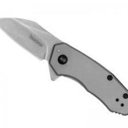 Couteau Kershaw RATE lame acier 8Cr13MoV finition « stonewashed »