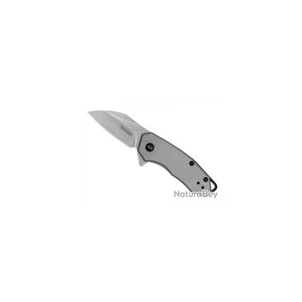 Couteau Kershaw RATE lame acier 8Cr13MoV finition  stonewashed 