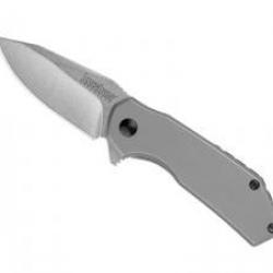 Couteau Kershaw  VALVE lame acier 4Cr14 finition « stonewashed »