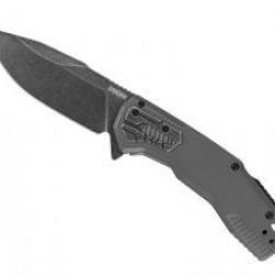 Couteau Kershaw CANNONBALL lame acier D2 finition « blackwash »