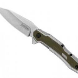 Couteau Kershaw SALVAGE lame acier 8Cr13MoV avec « flipper »