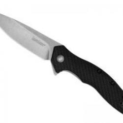 Couteau Kershaw SHORELINE lame acier 8Cr13MoV finition « stonewashed »