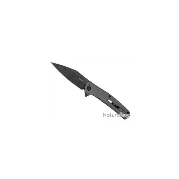 Couteau Kershaw FLYBY lame acier D2 finition  blackwash 