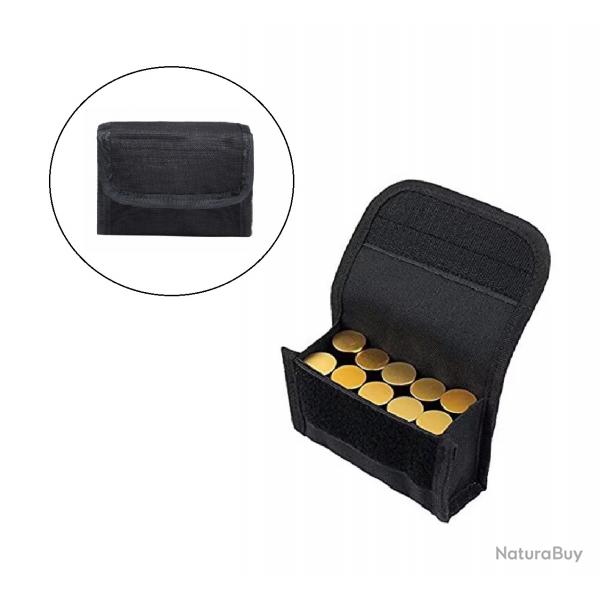 Cartouchire ceinture - Noir - 10 cartouches - Calibre 12
