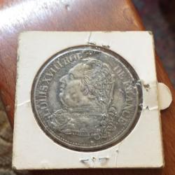 Monnaie argent 5 francs louis 18 1815 Paris