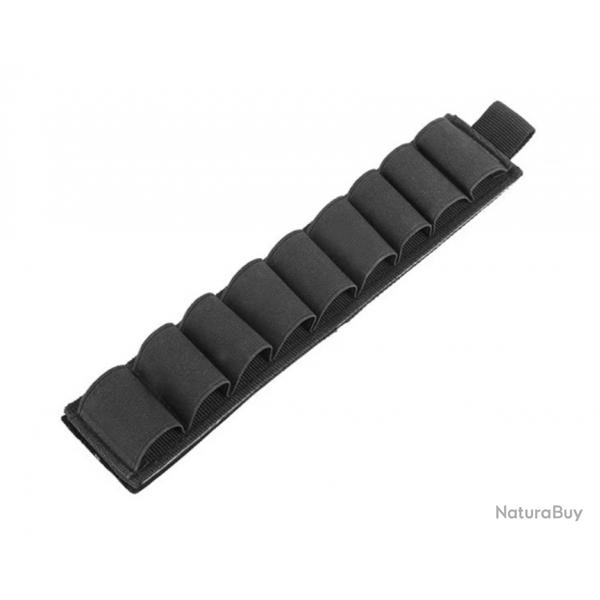 Cartouchire - Noir - Velcro - 9 Cartouches - Calibre 12/20