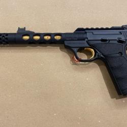 Pistolet Browning Buck Mark Vision Black/Gold Fileté Cal. 22LR