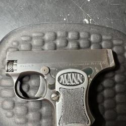 Ressort,pièce de recouvrement du mécanisme sous plaquettes de crosse pistolet fritz mann 6.35