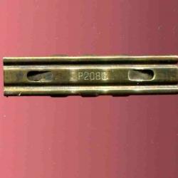 Lame chargeur Mauser 98K - guerre 39-45 - 2 parties en laiton et acier - RARE marquage :  P208G