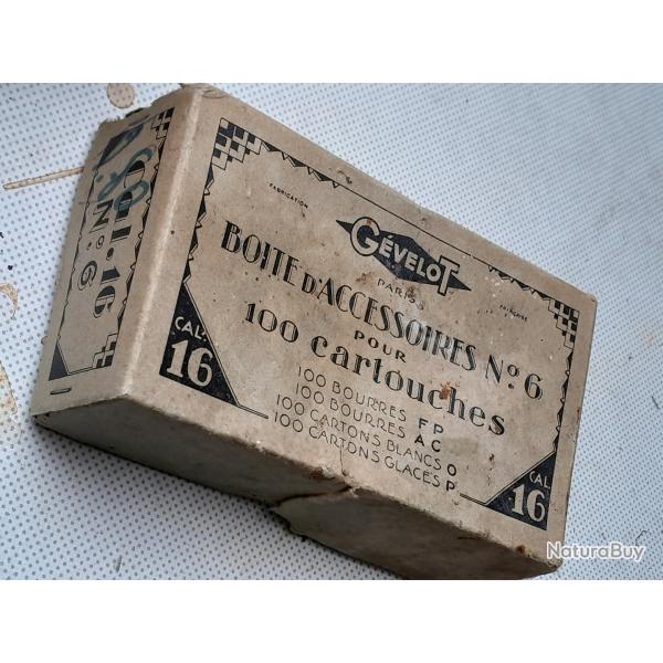 Boites d'accessoires pour cartouches cal.16