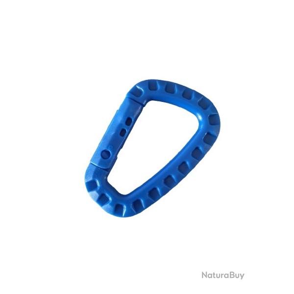 Mousqueton tactique Bleu x1