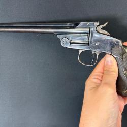 EXCEPTIONNEL SMITH &WESSON TOP BREAK 1 coup SINGLE ACTION FIRST MODÈLE 1891 Calibre 22LR