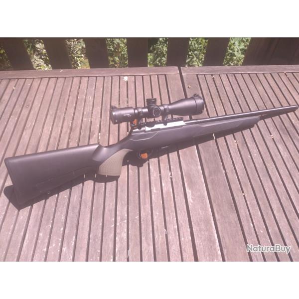 Tikka T1X cal 17 hmr gaucher